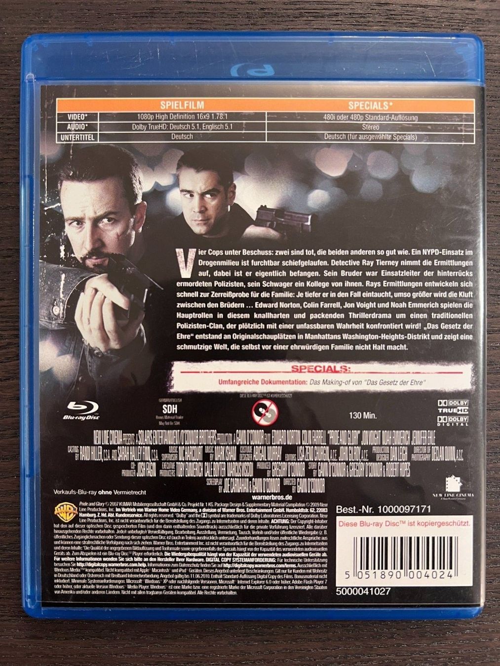 Tous les DVDs: Das Gesetz der Ehre – D'occasion à Zürich par Blu-ray_ZH 1