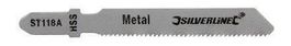 5 Stichsägeblätter, à L. 50mm für Metall mit T-Schaft