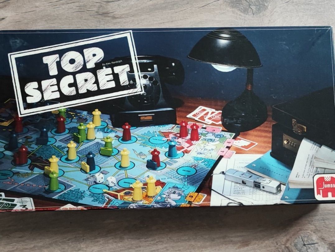 Spiele: TOP SECRET - Brettspiel - (1985) – Gebraucht aus Dübendorf von kb86_MOVIE