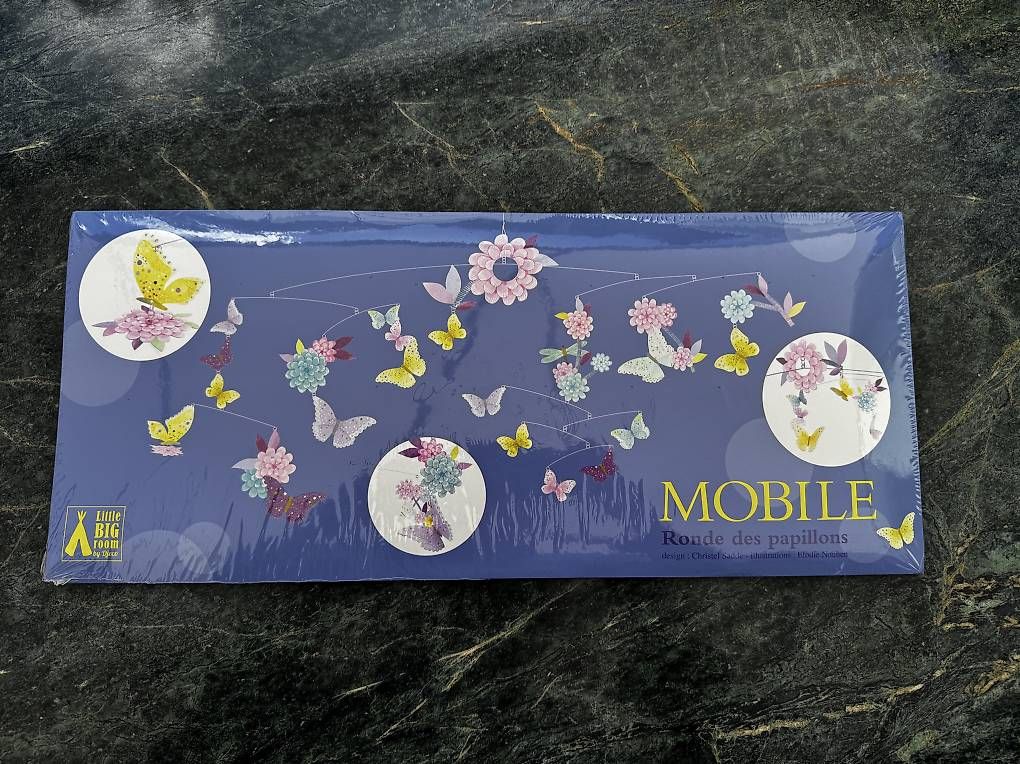 Tutte le decorazioni: Djeco Schmetterling Mobile neu & originalverpackt – Nuovo e nell'imballaggio originale da Zürich venduto da JumaRiku