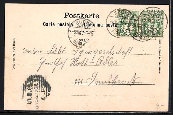 Cartoline postali: AK Werdenberg, Ortsansicht und Schloss – Usato da Berlin venduto da bartko-reher 1