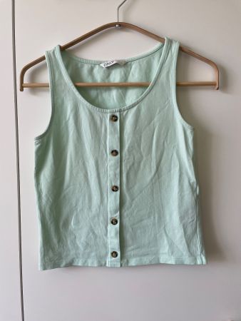 ONLY Croptop/Tanktop 2er-Set, Mint & Rosa – Gr. S