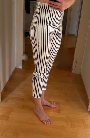 H&M Skinny/Ankle Hose gestreift Gr. 40