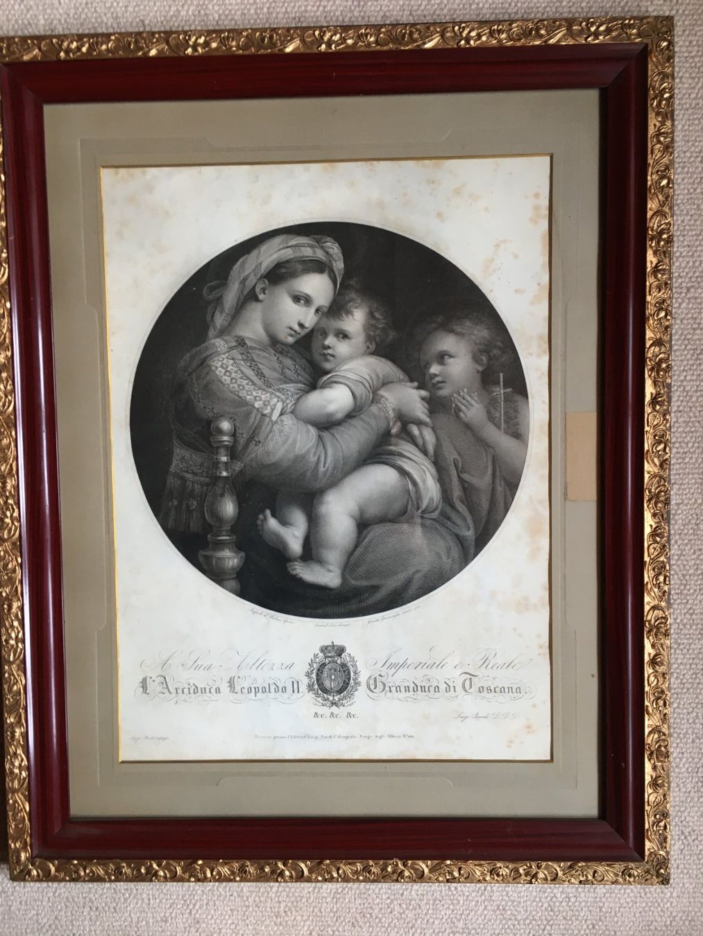 Dipinti: Raffael, Madonna mit Kind – Usato da Männedorf venduto da Amleto3