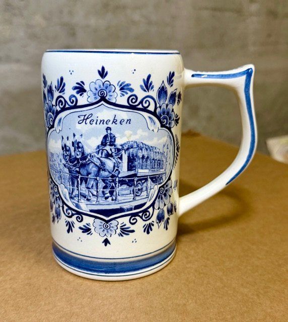 Tutte le decorazioni: Chope à bière Heineken Bleu de Delft – Nuovo (secondo la descrizione) da Perly venduto da inf_jnp6 4