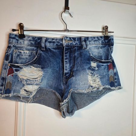Pull&Bear Denim Hot Pants S/M – Destroyed Jeans Shorts