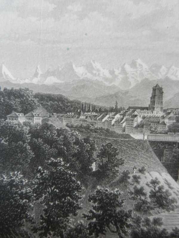 Gravures: Bern Eisenbahnbrücke – D'occasion à Risch par Rischli15 3