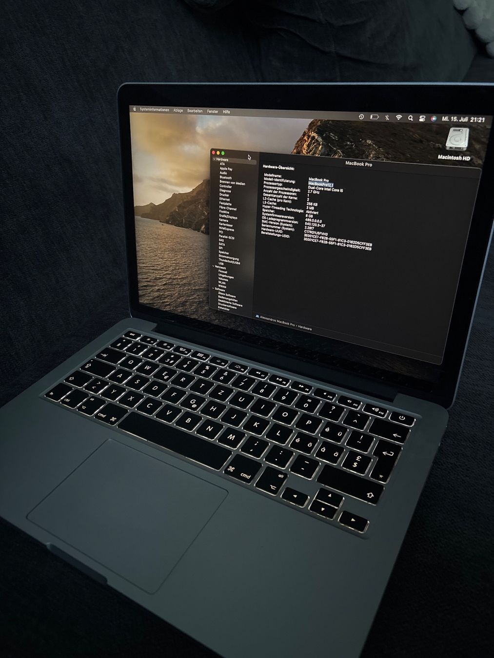 Apple Portables: Apple MacBook Pro – D'occasion à Thundorf par bibi070
