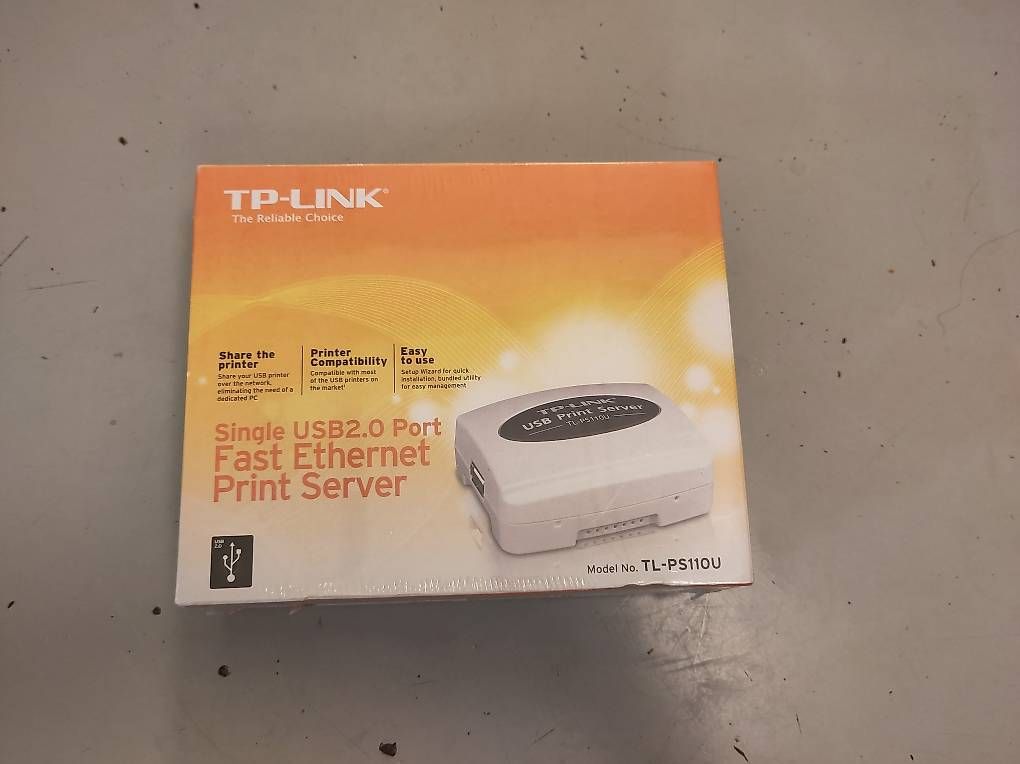 Server: TP Link Print Server TL PS-110U neu – Nuovo e nell'imballaggio originale da Zürich venduto da Roessler0