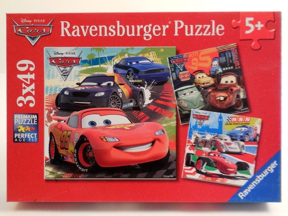 CARS Disney Pixar Puzzle 3 x 49 Teile (Gebraucht) in Wetzikon ZH für ...