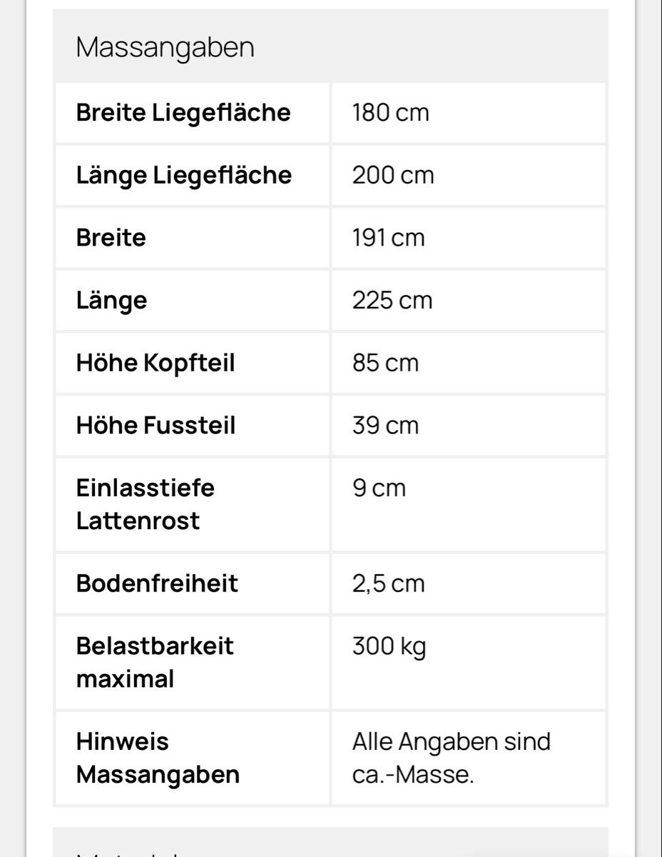 Lits: Bett – D'occasion à Zürich par asc_75yr 1