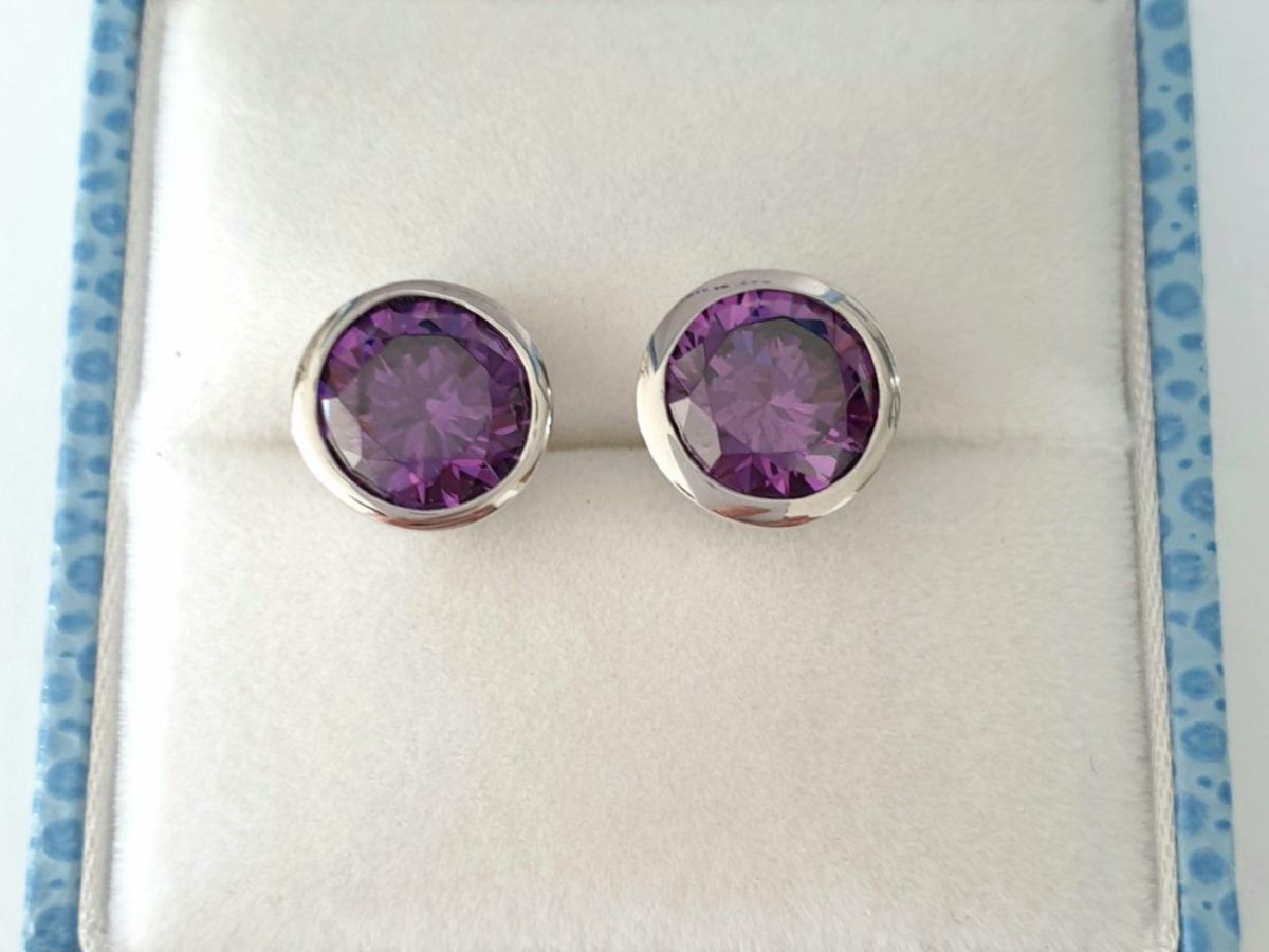 Ohrringe & -stecker: Silber 925 Ohrringe mit Amethyst - NEU – Neu und originalverpackt aus Uetikon am See von Coralreef 3