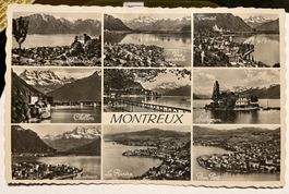 Ansichtskarte Montreux ca. 1940er-Jahre, ungelaufen