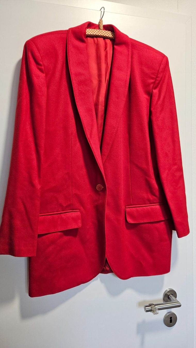 Giacche: Blazer rosso misto lana tg.42 – Usato da Melano venduto da H-Sara