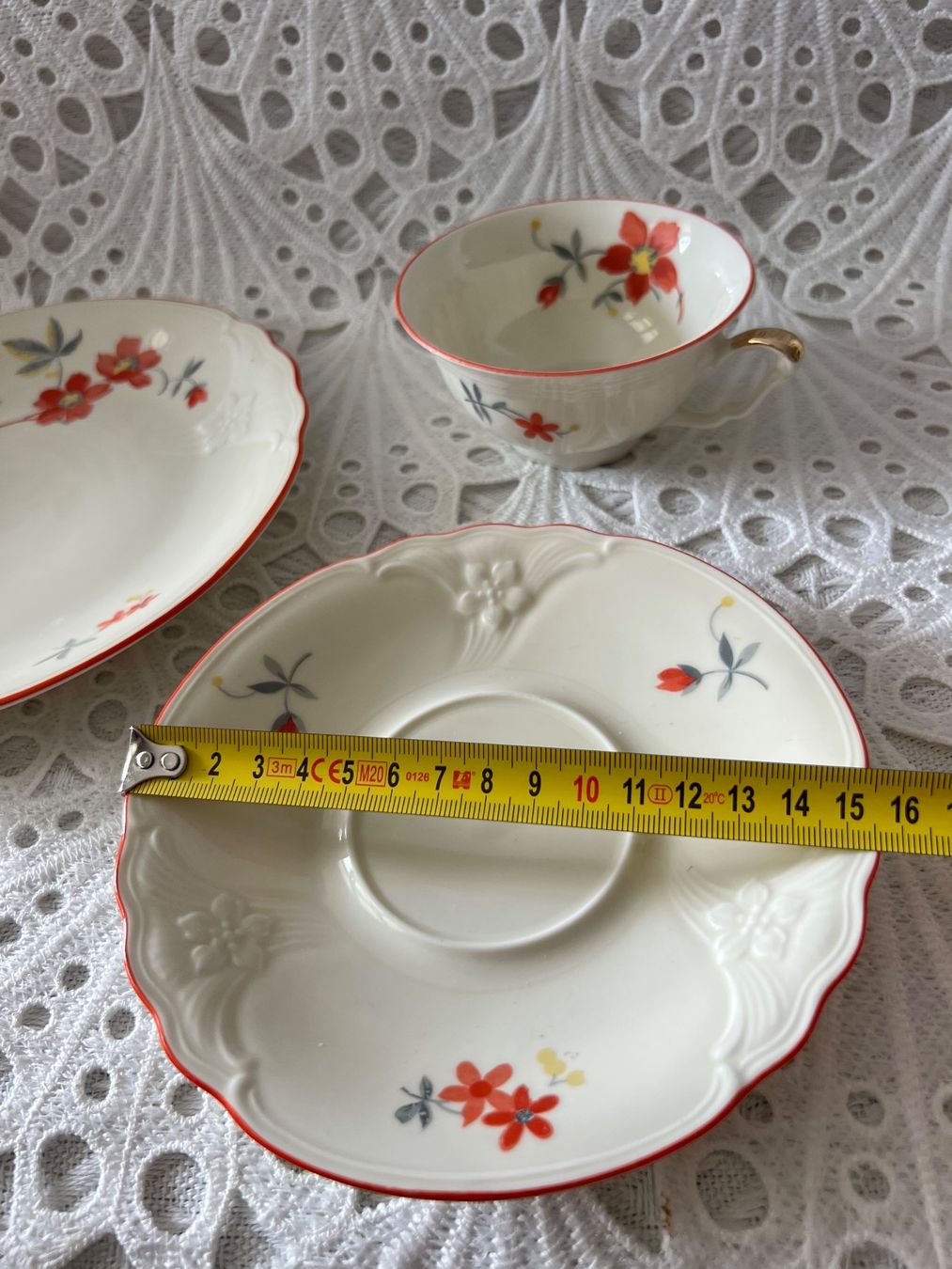 Set di piatti: Sammeltasse Gedeck Dreiteilig – Usato da Frenkendorf venduto da Only1 6