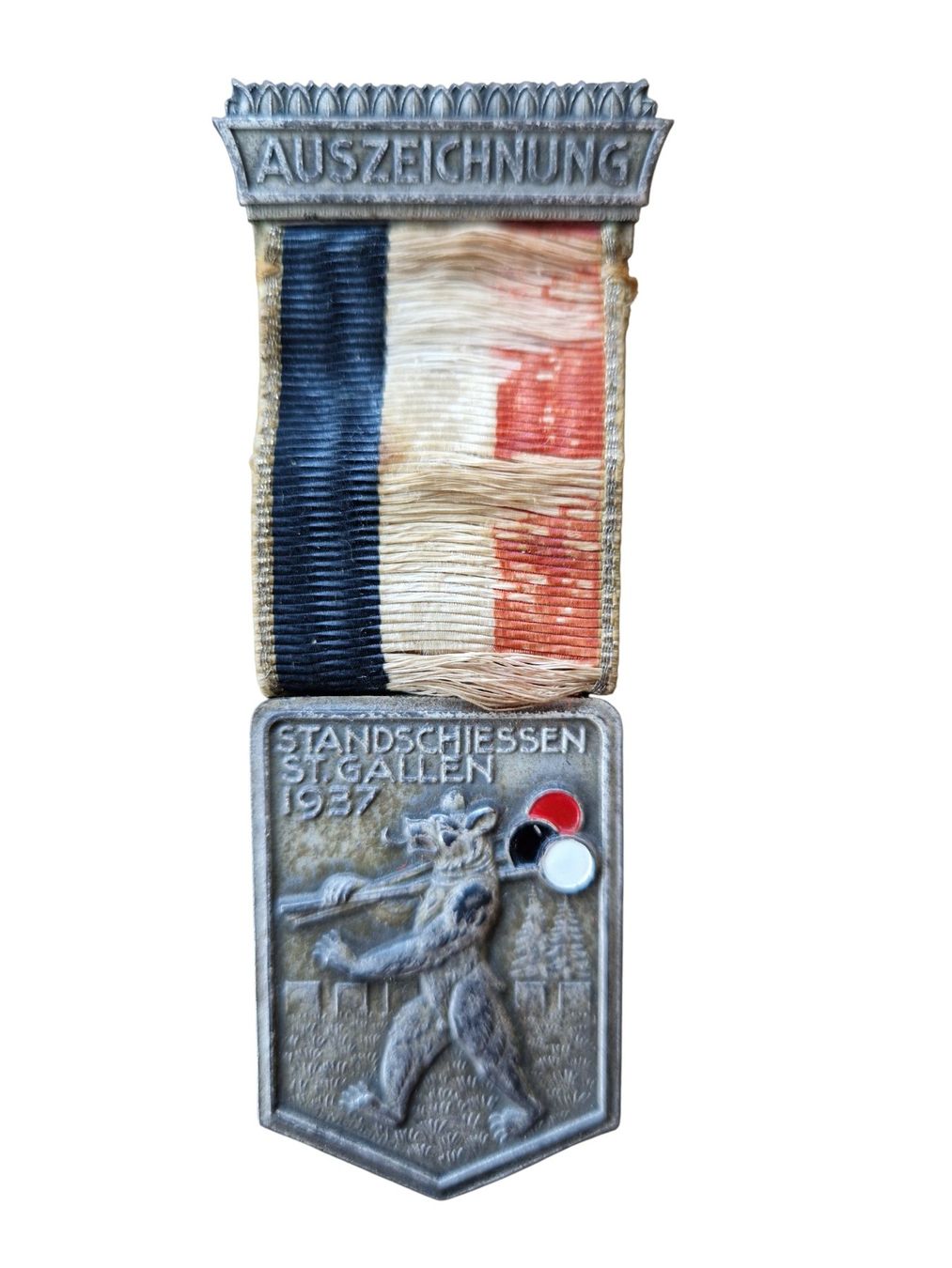 Placchette & Badge: Schützenabzeichen Standschiessen 1937 – Usato da Mörschwil venduto da aik_x8mc