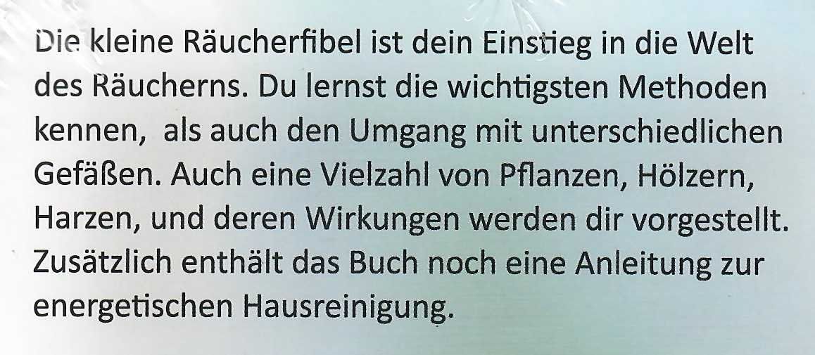 Libri: Die kleine Räucherfibel – Nuovo e nell'imballaggio originale da Mauren venduto da Yeelen 1