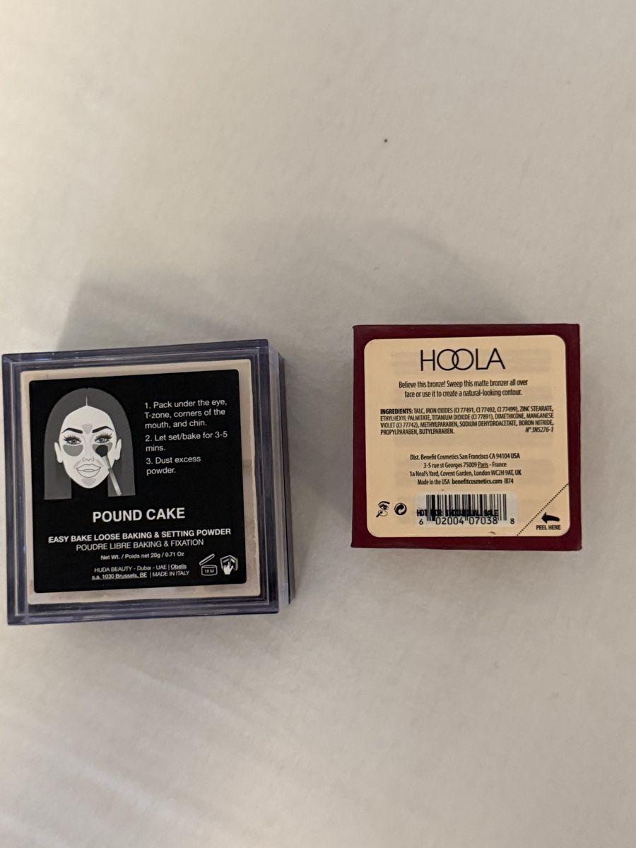 Huda Beauty Make-up: Huda Beauty Bake Setting Puder & Benefit Bronzer – Usato da Dietlikon venduto da lizz.yy 1