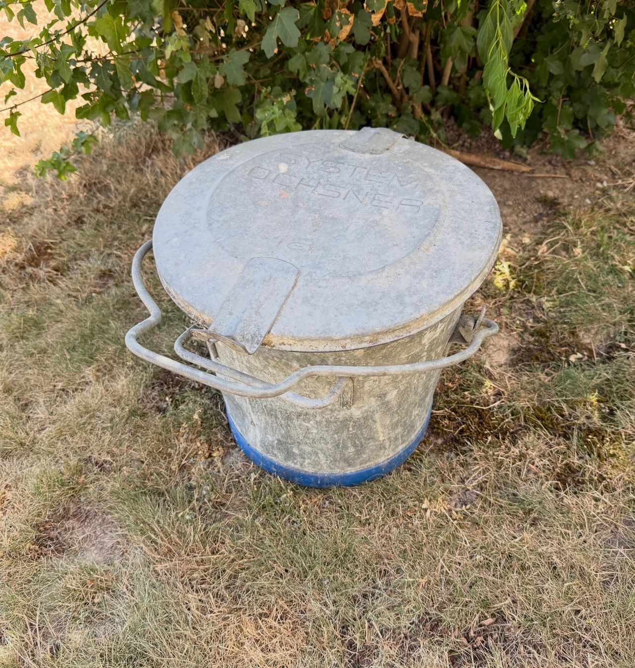 Ochsner Poubelles: Ochsnerkübel Abfalleimer Zink – D'occasion à Gerlafingen par sternrose