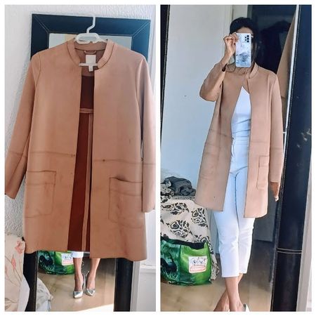 Service sérieux et rapide! H&M. Veste camel taille S NEUVE.