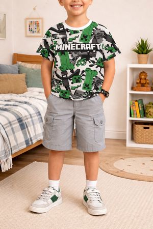 T-SHIRT MINECRAFT ENFANT