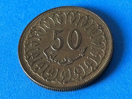 Tunisia - 50 Millièmes 1960