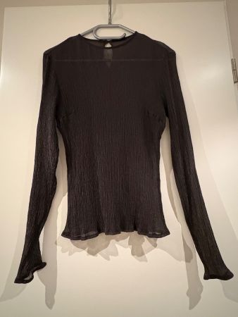 Festlich glitzerndes Langarm Top Sisley