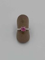 GÜBELIN PINKER SOLITÄR SAPHIR RING «CLASSIC GEMS»