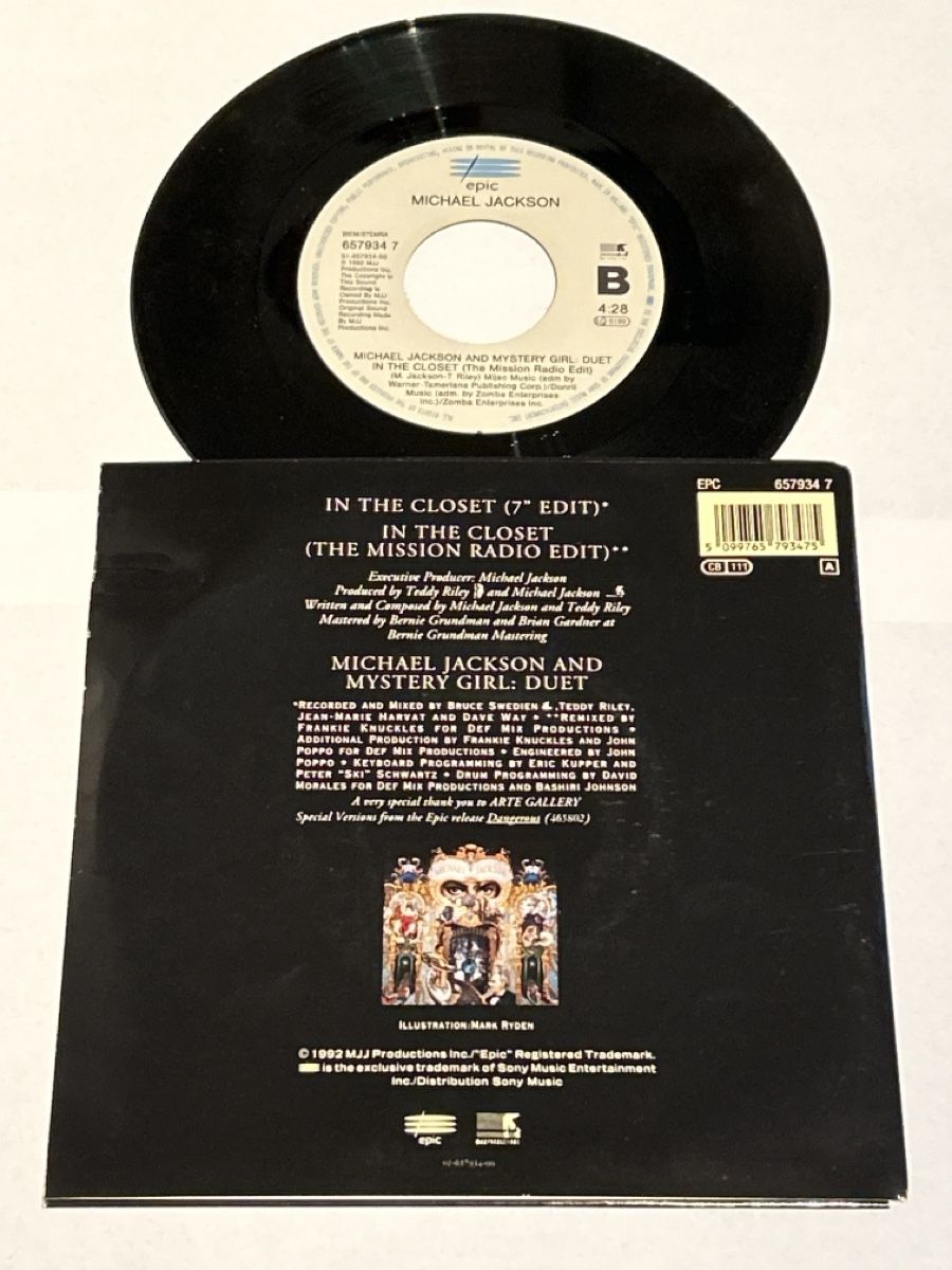Vinyles: Michael Jackson. 1992. In The Closset – D'occasion à Faulensee par Mizuno06 1
