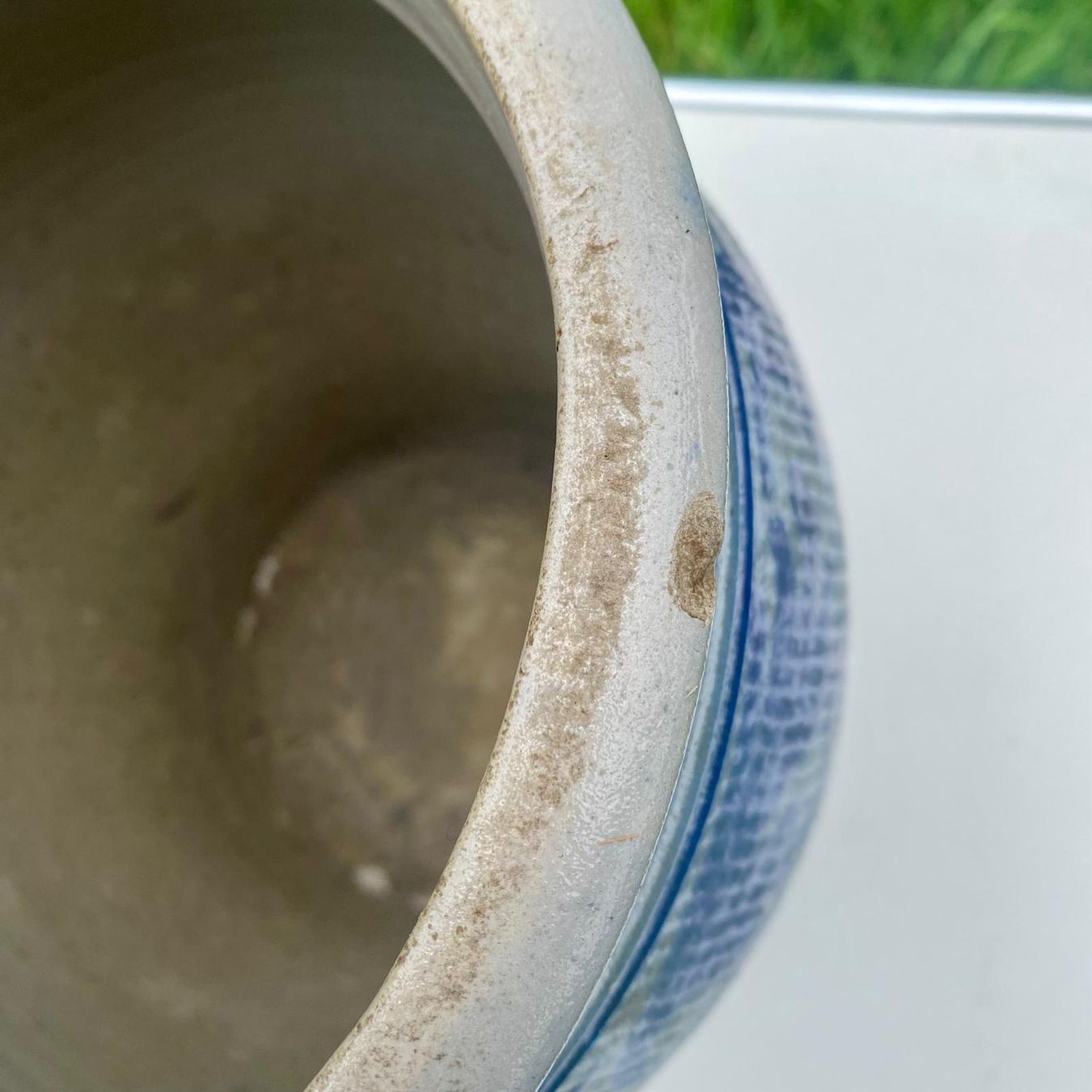 Pentole: Steinguttopf blau/grau 8 Liter – Usato da Krauchthal venduto da SamsPuce 2