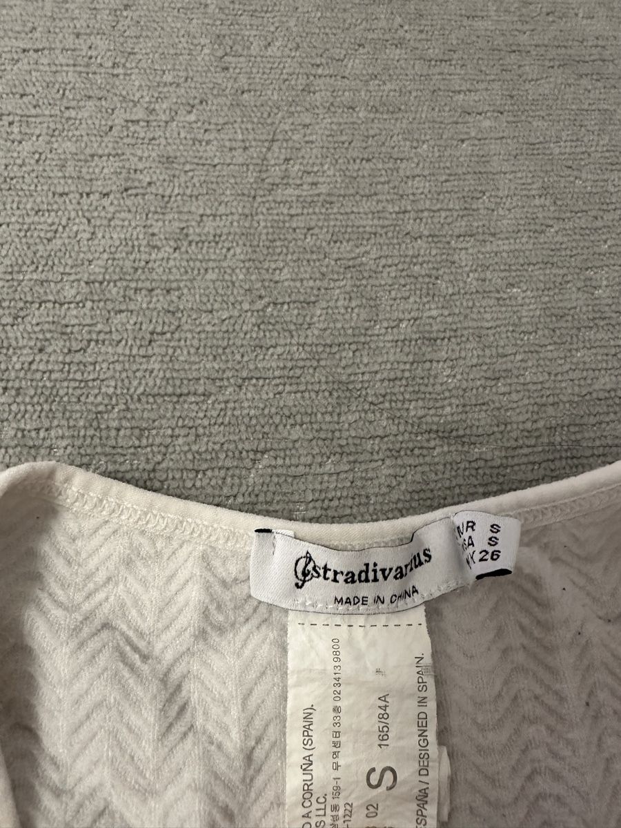 Stradivarius Top: Weisses Sommertop Stradivarius Gr. S – Usato da Zürich venduto da kri_hy6t 2