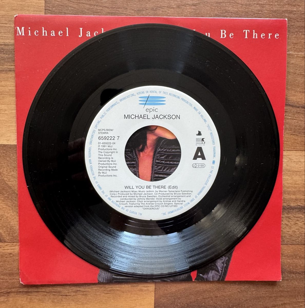 Schallplatten: Michael Jackson -  Will You Be There - 7" Single - 80s – Gebraucht aus Rorbas von BlackstarRecords 2