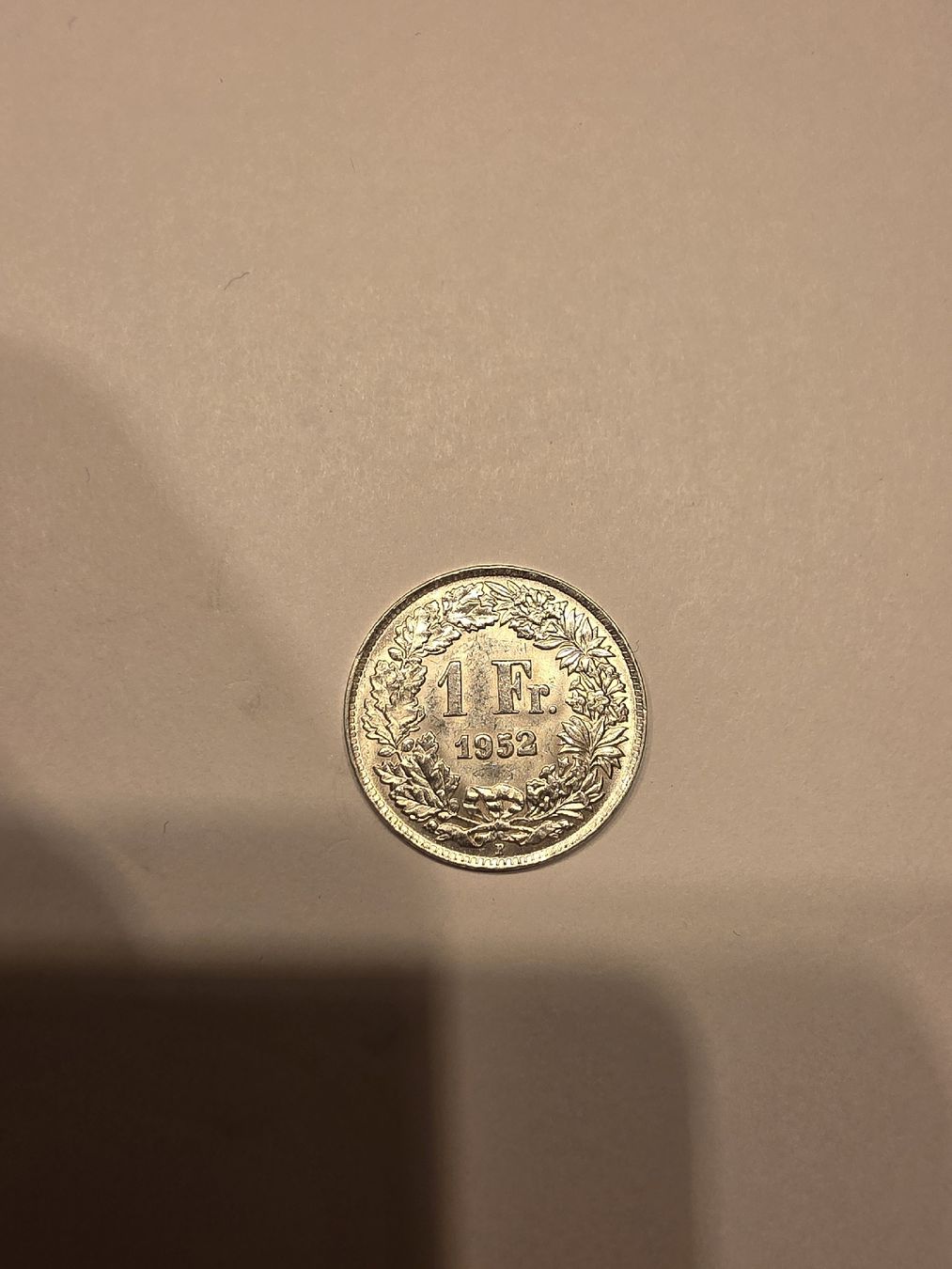 Tutti le monete: pièce 1chf 1952 VZ – Nuovo (secondo la descrizione) da Fribourg venduto da yan_z5fr