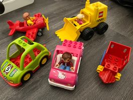 LEGO Duplo Bagger, Autos, Flugzeuge wie neu