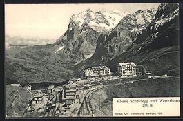 Kleine Scheidegg, Hotel und Wetterhorn