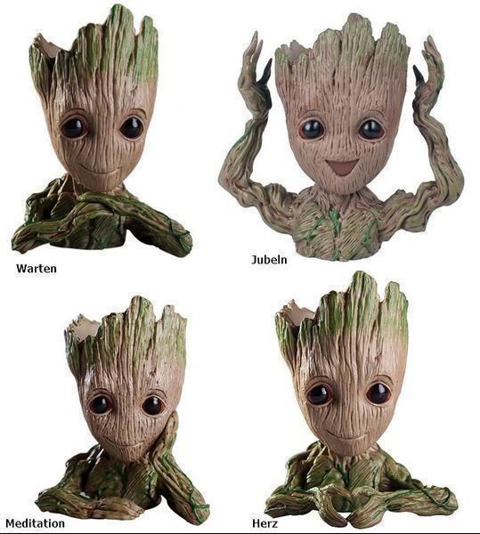 Vasi per fiori: Baby Groot Blumentopf - Stiftehalter – Nuovo e nell'imballaggio originale da Diepoldsau venduto da preisparadies-ch 8