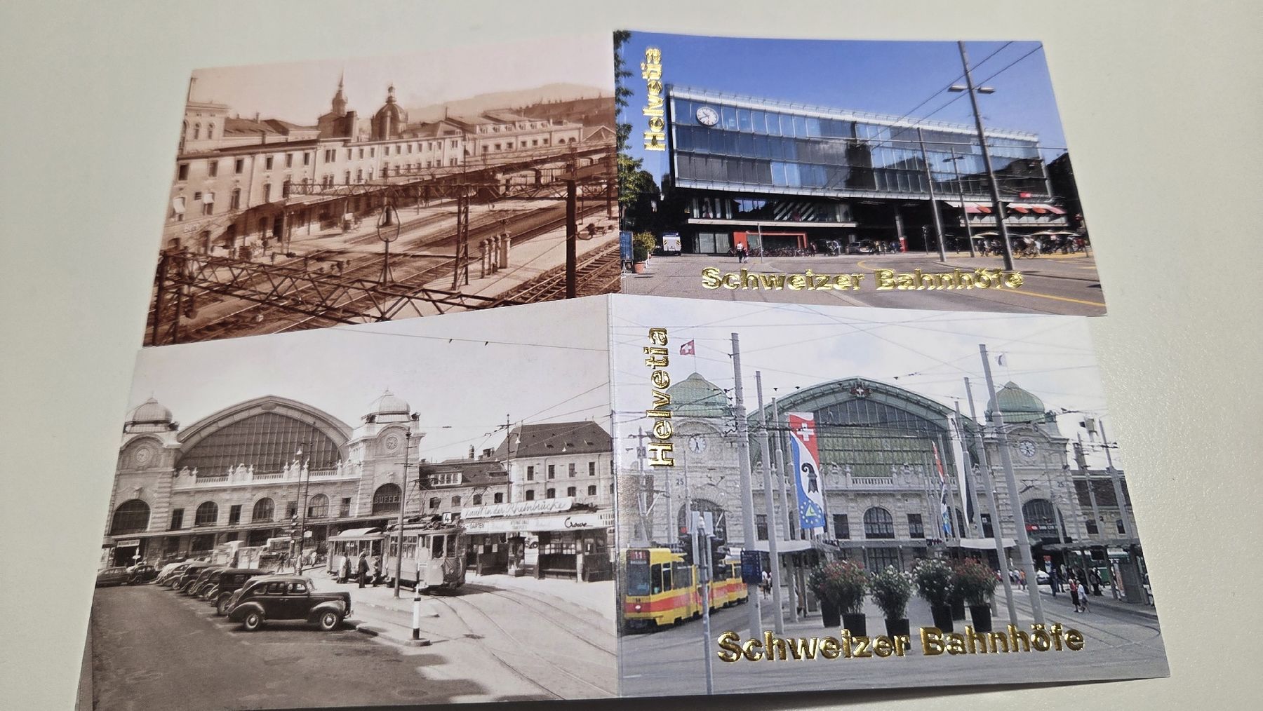 Tous les timbres: 2016/18 2 Folder FDC Bahnhöfe – D'occasion à Arni AG par Moth68 2