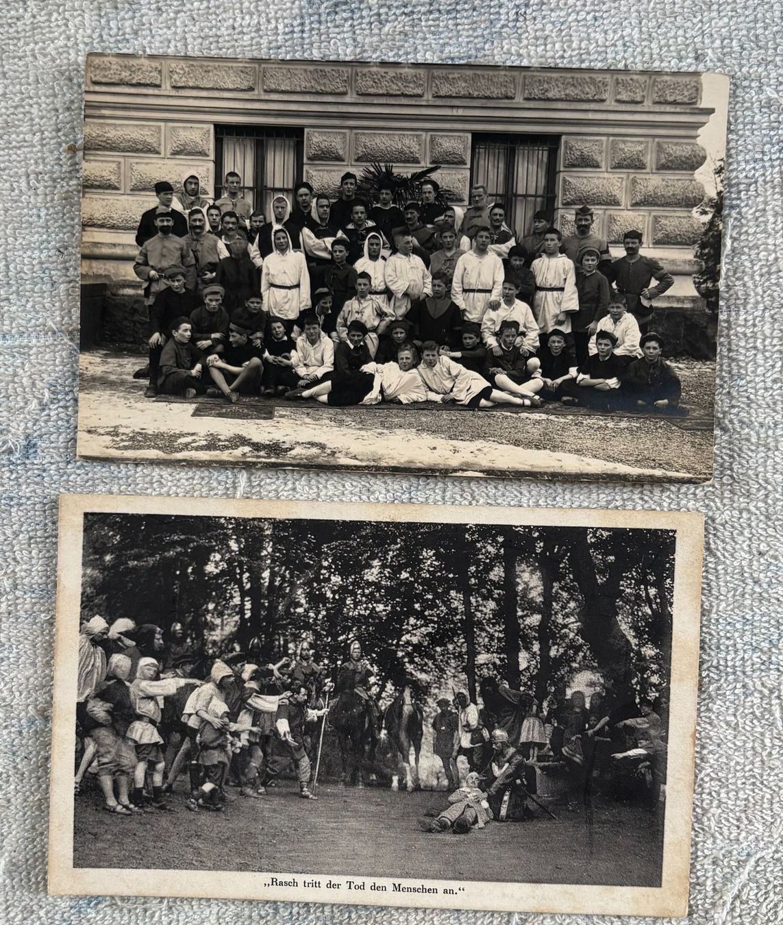 Cartoline postali: LOT ANSICHTSKARTEN TELL-FREILICHT-SPIELE-INTERLAKEN – Usato da Ostermundigen venduto da Wyatt-Earp 1