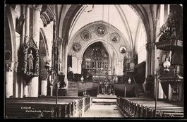 AK Chur, Kathedrale, Innenansicht