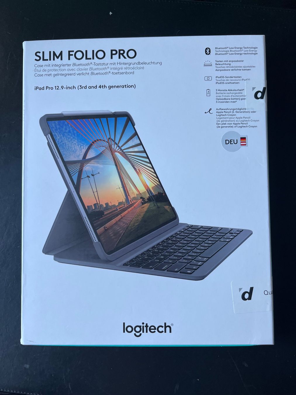 Apple Tablettes PC: iPad Pro 12.9, 3rd Gen, 512GB, inkl Logitec Keyboard – D'occasion à Meggen par gatow68 4