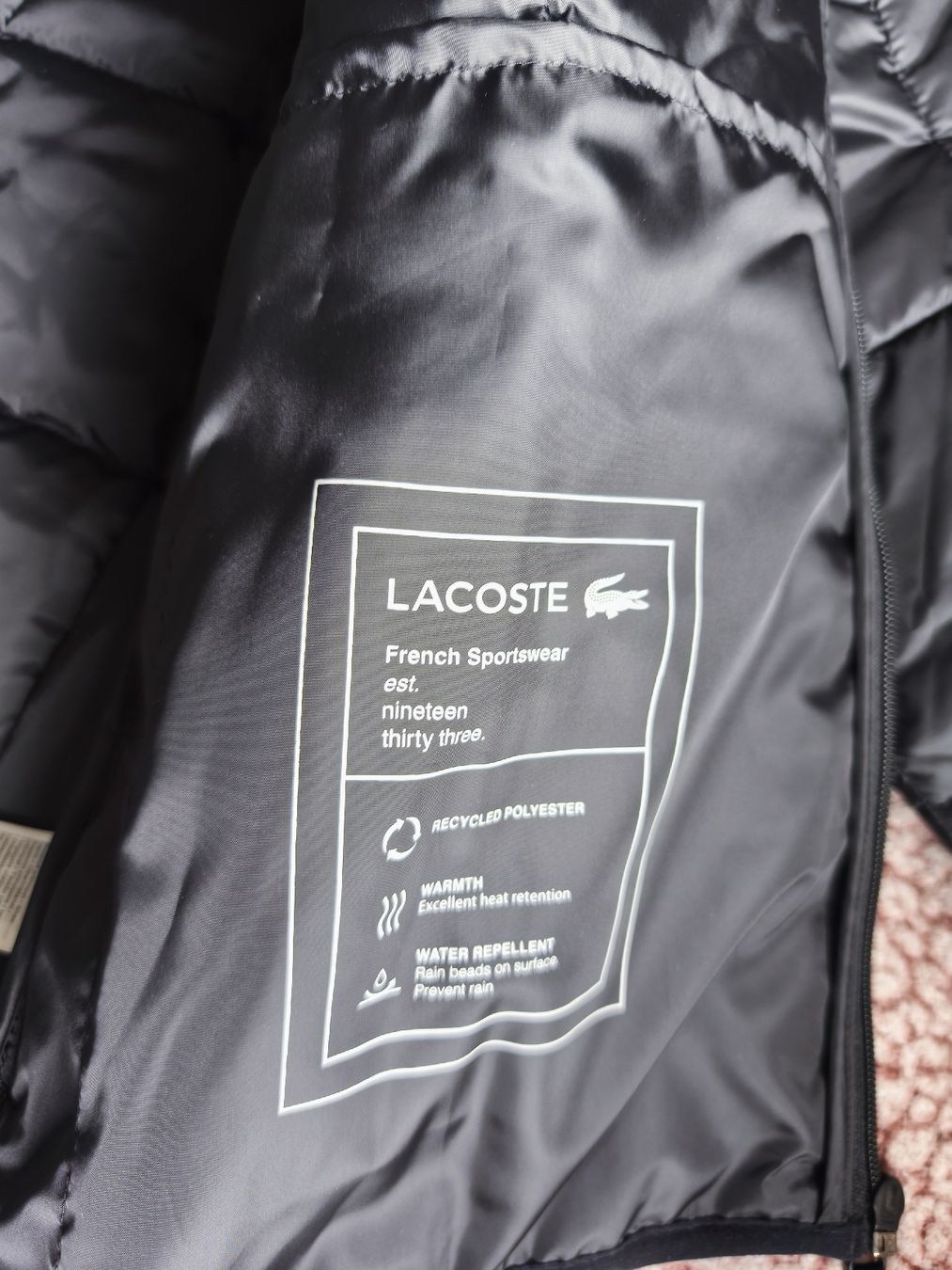 Lacoste Manteaux: Lacoste Down Jacket Black Size L Water Repellent – Neuf avec emballage d'origine à Merenschwand par kri_rj6t 3