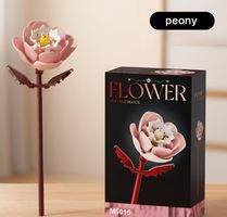 Baustein Set Blume Pfingstrose, neu, OVP
