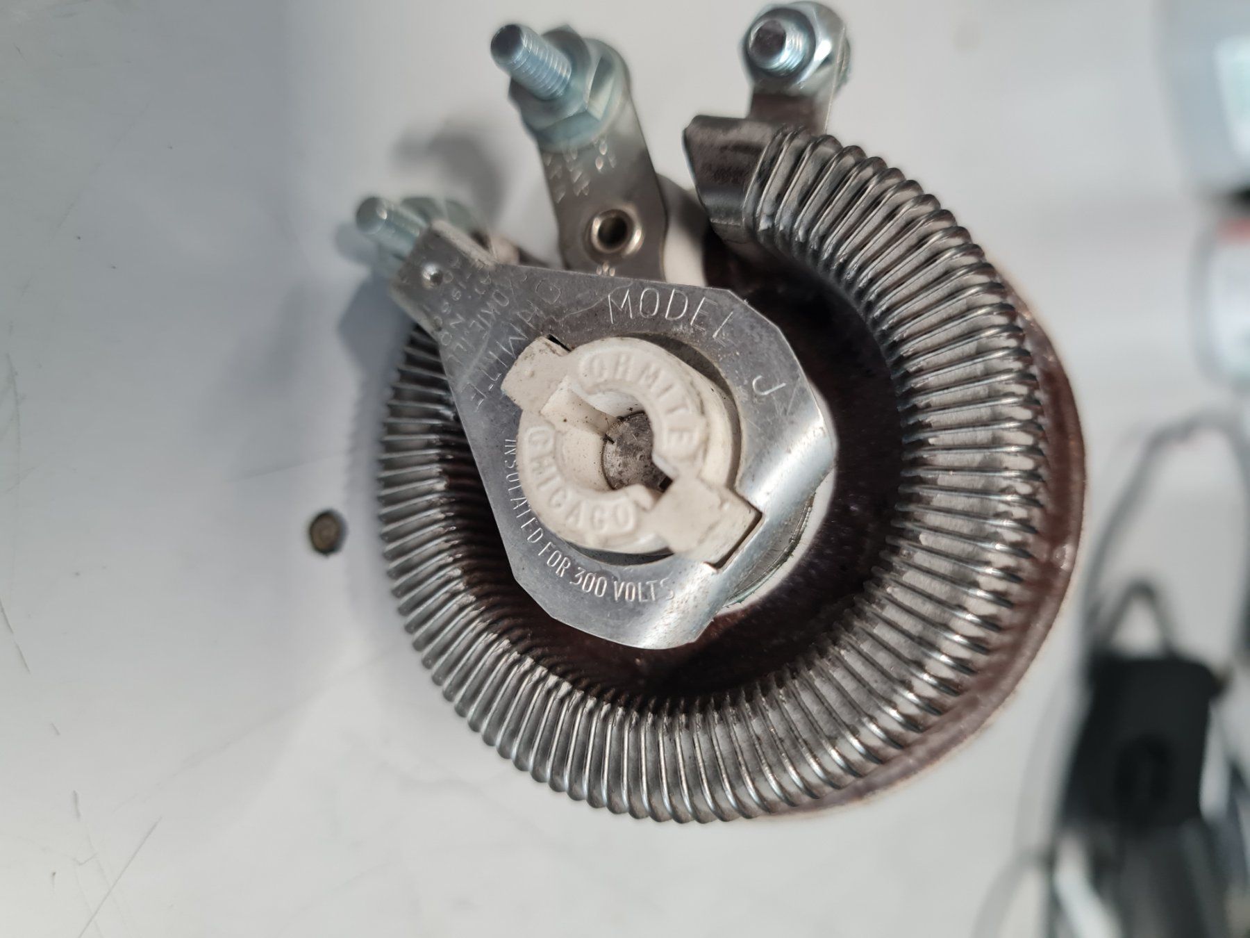 Elektronikbauteile: Potentiometer Ohmite 8Ohm max 2.5A – Gebraucht aus Horw von Arta20000 2