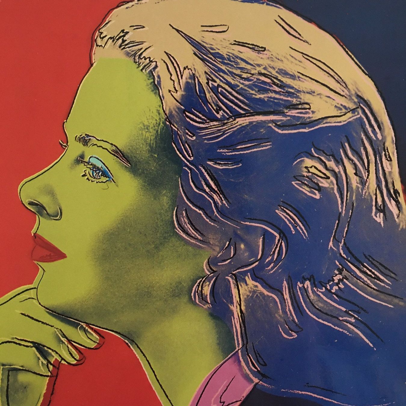 Grafiken & Lithographien: Andy Warhol " Ingrid Bergman – Herself "   KUNSTDRUCK – Gebraucht aus Nennigkofen von juhit 3