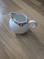 Vintage Sahnekännchen Milchkännchen mit Rosenmuster