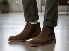 Bottines Homme en daim marron - Taille 40- parfait état