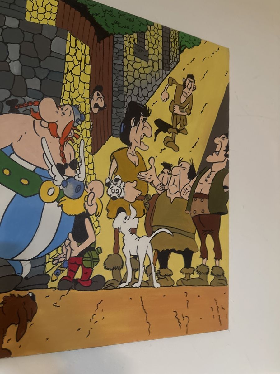 Dipinti: Asterix & Obelix Kinderzimmer Bild garantiert Einzelstück – Usato da Frauenfeld venduto da aluma14 5