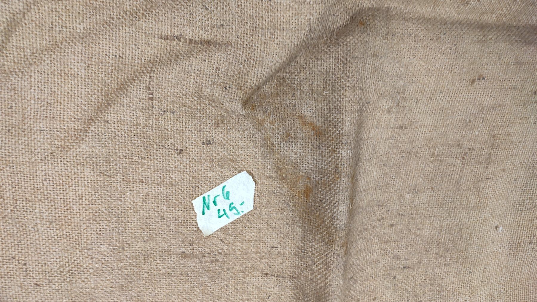 Stoffe: Wunderschöner alter Jutesack Nr 6 AMM ONIAK – Gebraucht aus Gelterkinden von MYSTOREFORYOU4460 1