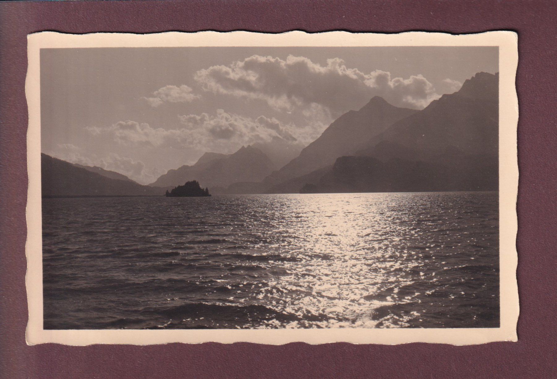Cartoline postali: SILS - Silser-See - Mondnacht – Usato da Pully venduto da nicecards