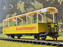 Bemo 3280 107 __ RhB Aussichtswagen _ B 2097 gelb __ OVP H0m